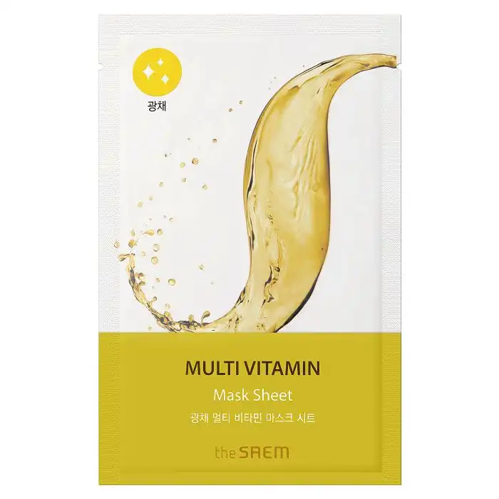 Mascarilla Facial Multivitaminas Bio Solution 20 gr - The Saem - Comparador de precios