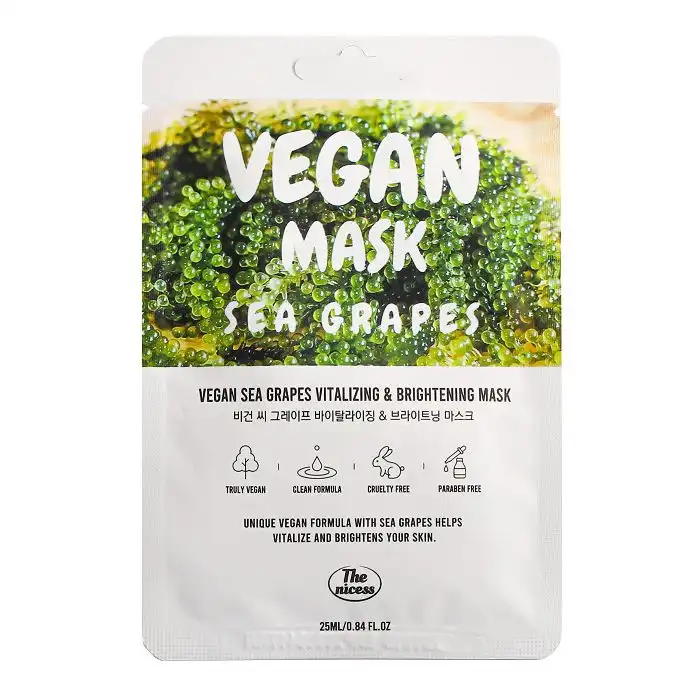 Mascarilla Vitalizante e Iluminador Vegan Sea Grapes 25 ml - The Nicess - Comparador de precios