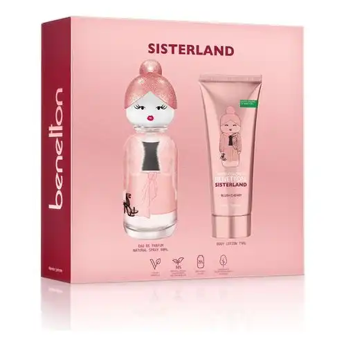 Sisterland Blush Cherry Estuche 80 ml Eau de Parfum - Benetton - Comparador de precios