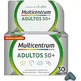 Multicentrum Select 50+ Complemento Alimenticio Multivitaminas con 13 Vitaminas y 11 Minerales, Sin Gluten, 30 Comprimidos - Multicentrum - Comparador de precios
