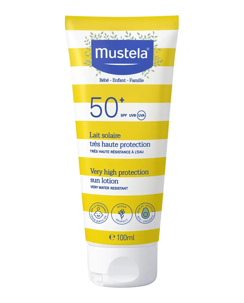 Mustela - Leche Solar Muy Alta Protección SPF 50+ 100 Ml - Mustela - Comparador de precios