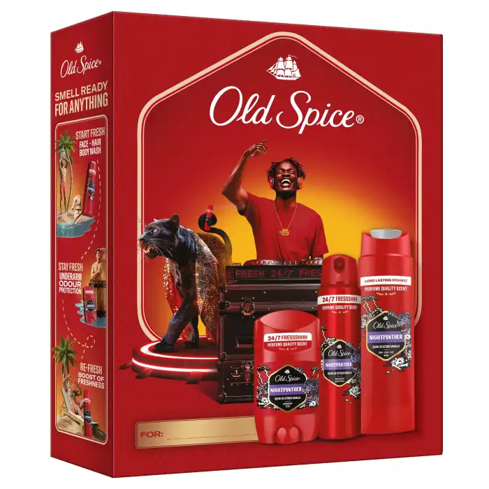 Pantera Nocturna Set de Regalo Para Hombres 450 ml - Old Spice - Comparador de precios