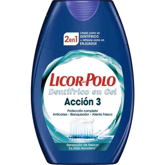 Pasta de Dientes 2 en 1 Elixir Acción 3 75 ml - LICOR DEL POLO - Comparador de precios