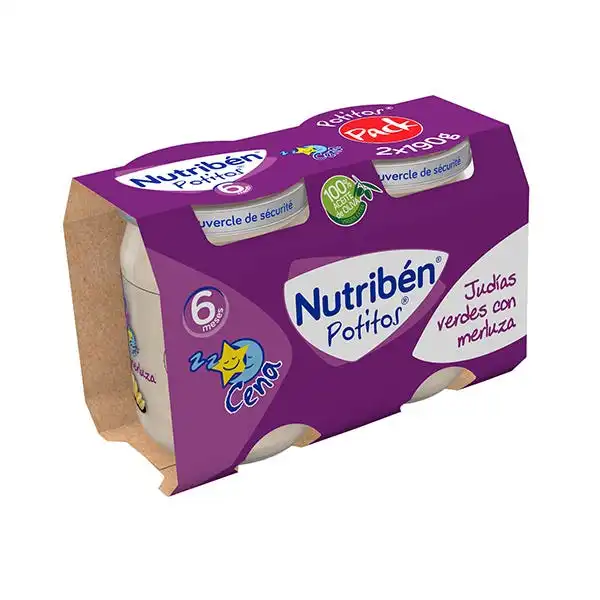 Potitos Cena Judias Verdes Con Merluza - NUTRIBEN - Comparador de precios