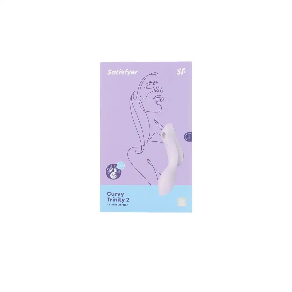 Satisfyer Curvy Trinity 2 aire violeta 1 u - SATISFYER - Comparador de precios