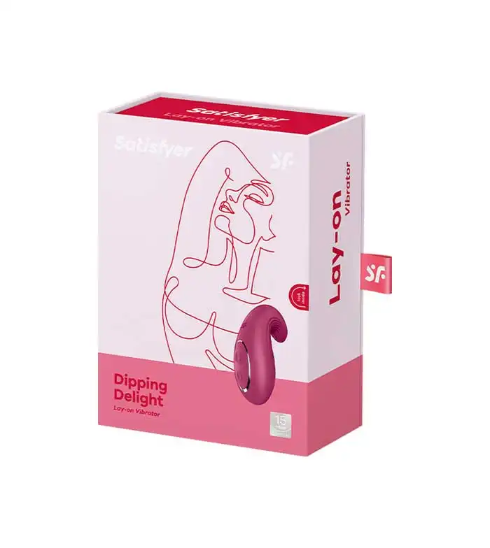 Satisfyer - Estimulador de clítoris Dipping Delight - Rojo - SATISFYER - Comparador de precios