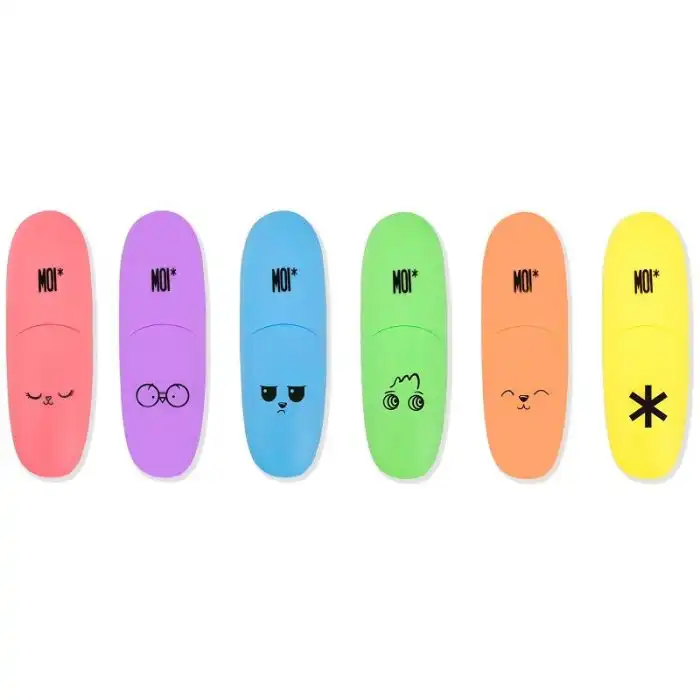Set de 6 Marcadores Mini  MOI*  Papelería - MOI* - Comparador de precios