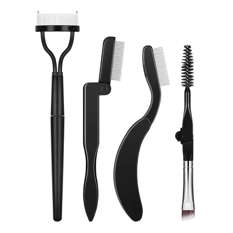 Technique Pro - Set Plegable De Pestañas Y Cejas Cepillos de pestañas 4 pieces Negro - Technique Pro - Comparador de precios