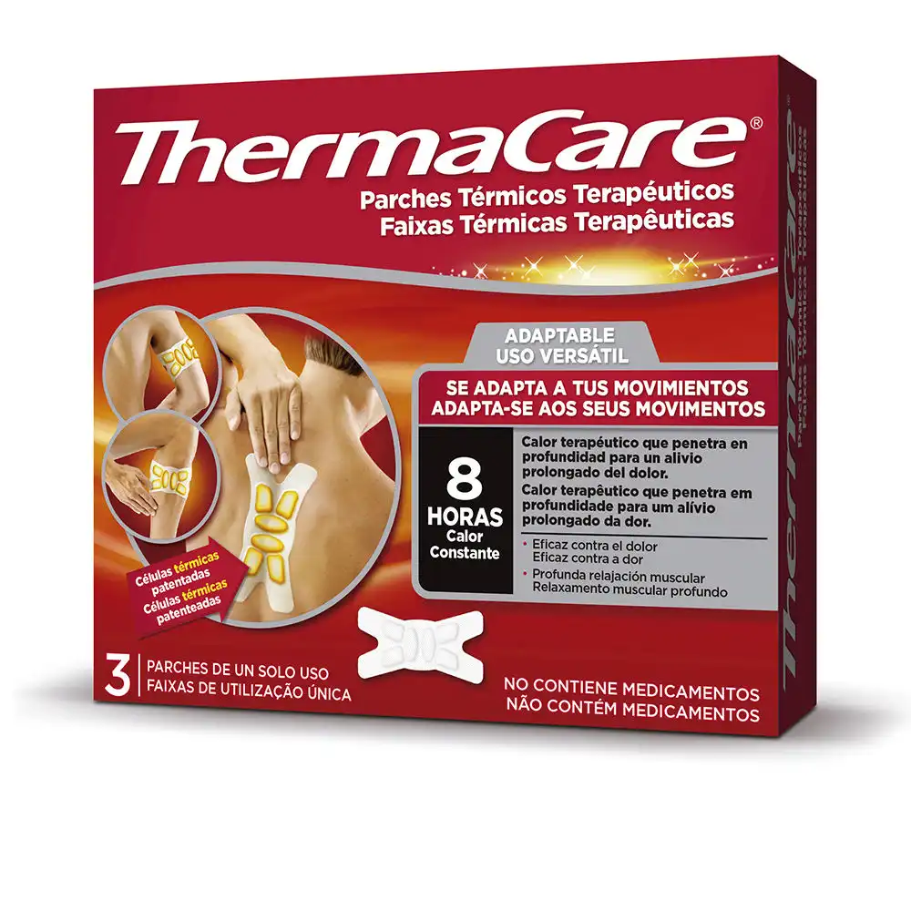 Thermacare adaptable parches térmicos 3 u - Thermacare - Comparador de precios