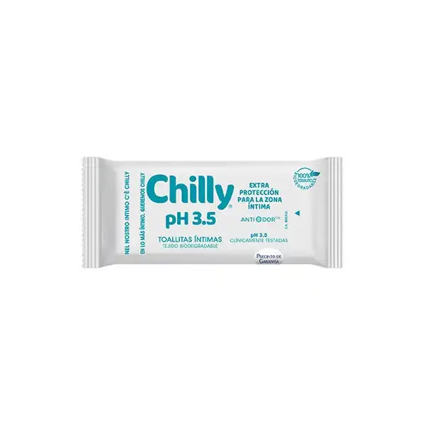 Toallitas Intimas Chilly Ph 3.5 12 Uds - Chilly - Comparador de precios
