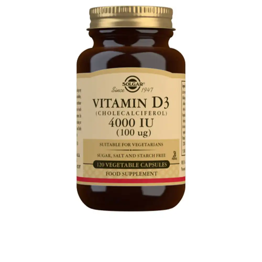 Vitamina D3 4000 Ui 100 µg Colecalciferol cápsulas vegetales 120 u - SOLGAR - Comparador de precios