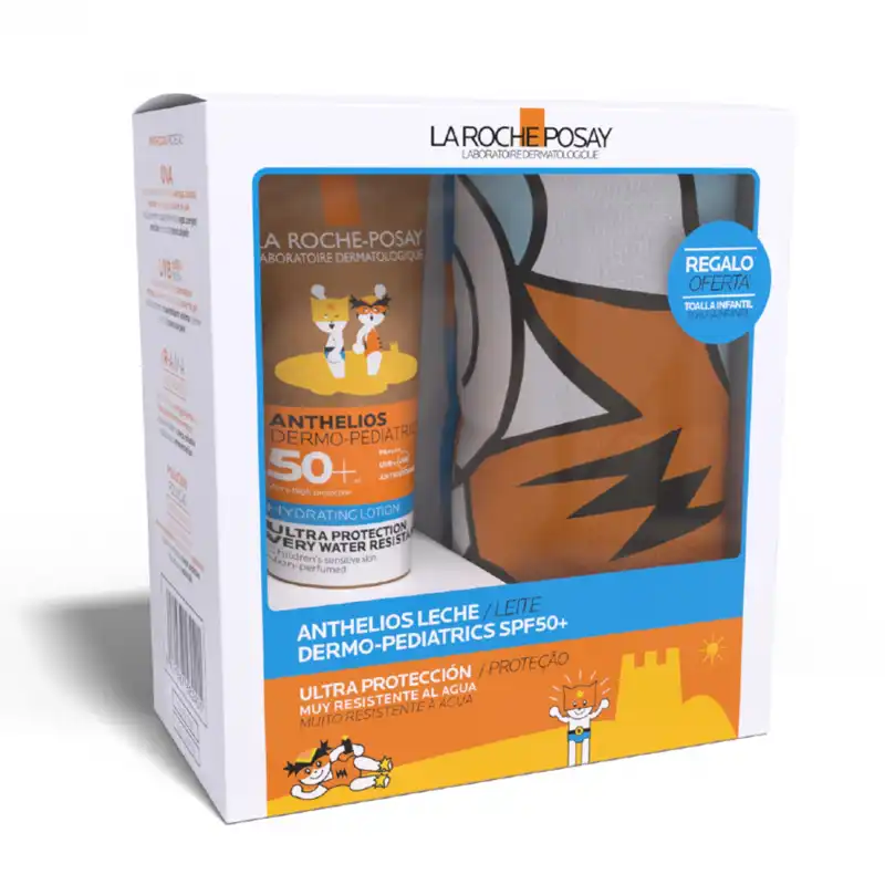 Anthelios Leche Dermopediatrics Spf50+ 250 Ml + Toalla De Regalo - La Roche-Posay - Comparador de precios