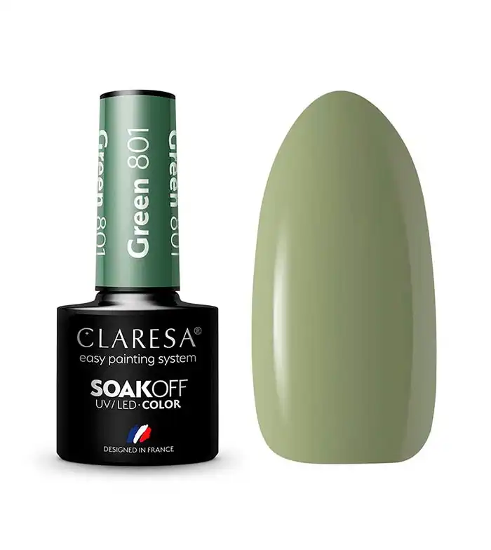 Claresa - Esmalte semipermanente Soak off - 801: Green - Claresa - Comparador de precios