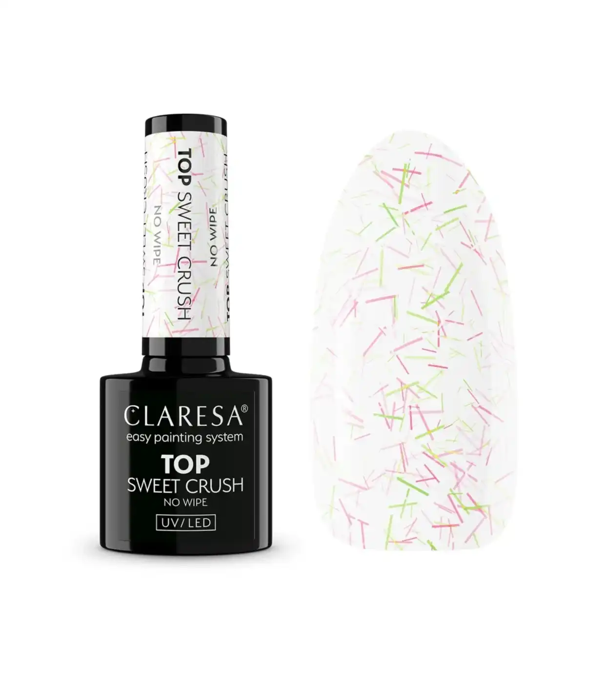 Claresa - Top Coat Semipermanente No Wipe - Sweet Crush - Claresa - Comparador de precios