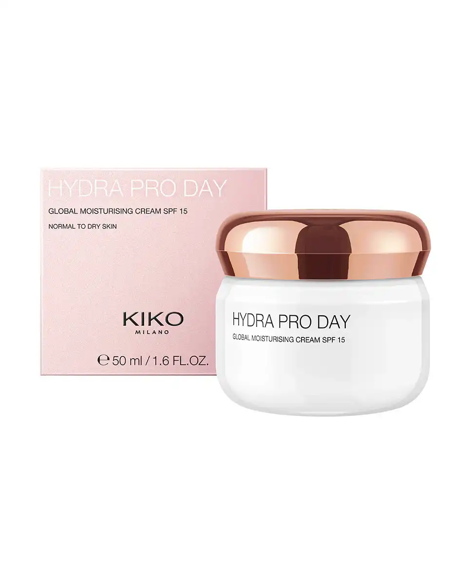 Crema Facial Hidratante Global Con Ácido Hialurónico Spf 15 48 H De Hidratación New Hydra Pro Day Kiko Milano - Kiko Milano - Comparador de precios