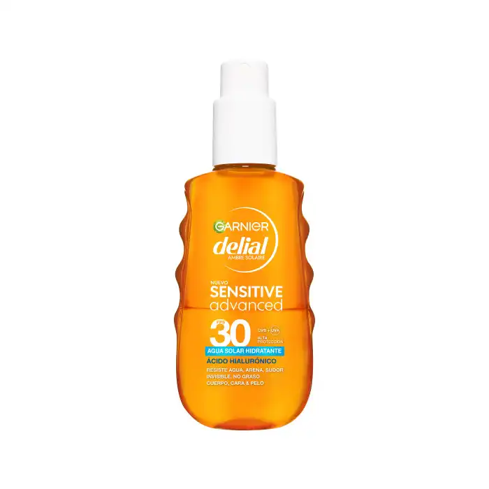 Delial Sensitive Advanced Agua Solar Hidratante FPS 30 150 ml - Garnier - Comparador de precios