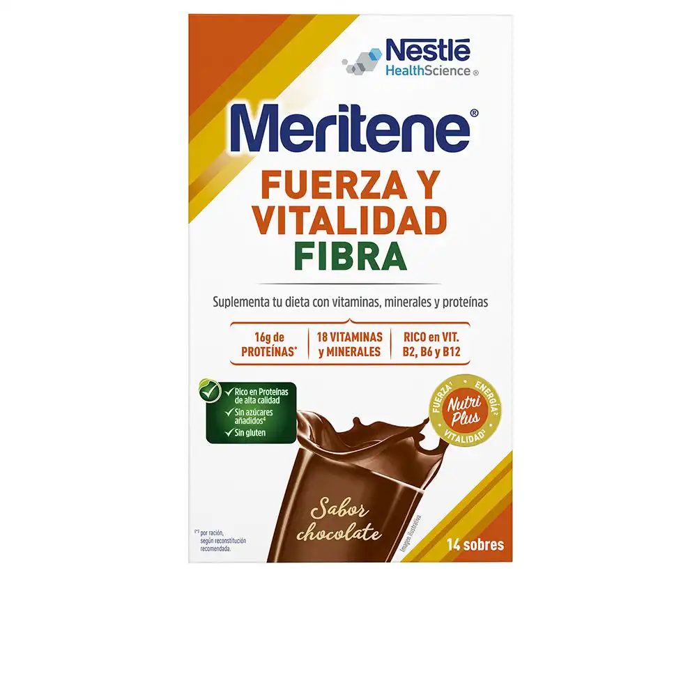 Fuerza Y Vitalidad Fibra sobres #chocolate 14 x 35 gr - Meritene - Comparador de precios