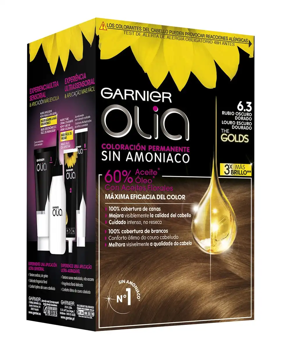 Garnier - Coloración Permanente Sin Amoniaco Olia - Garnier - Comparador de precios