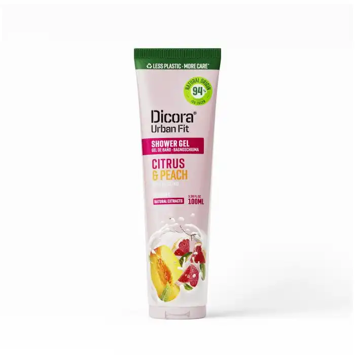 Gel de Baño Citrus - Peach Vitamina C 100 ml - Dicora Urban Fit - Comparador de precios