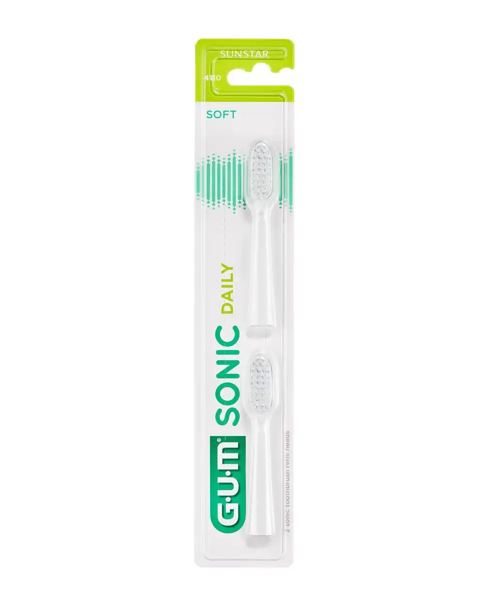 Gum - Recambios Cepillo Sónico Sonic Daily Blanco - GUM - Comparador de precios