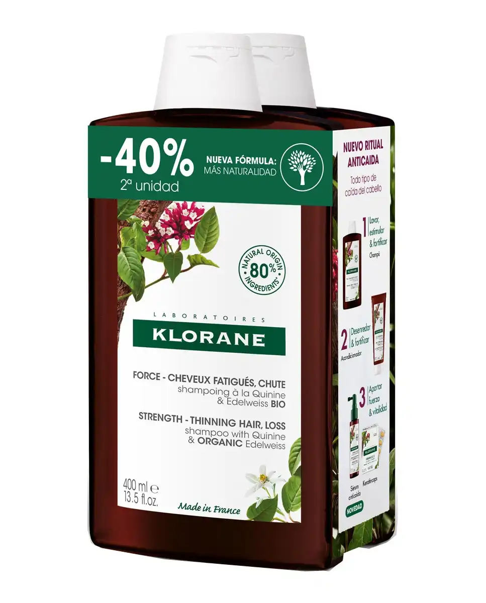 Klorane - Duplo Champú Seco Détox Con Menta Acuática Bio Todo Tipo De Cabello - Klorane - Comparador de precios