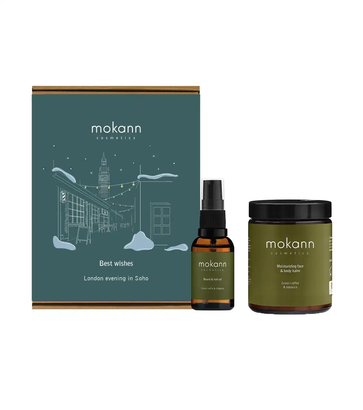 Mokosh (Mokann) - Set de regalo London Evening in Soho - Café verde y tabaco - Mokosh (Mokann) - Comparador de precios