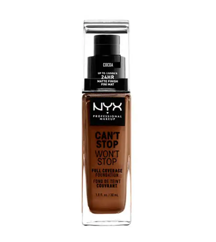Nyx Professional Makeup - Base de maquillaje fluida Can't Stop won't Stop - CSWSF21: Cocoa - NYX Professional Makeup - Comparador de precios