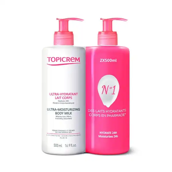 Pack Dúo Leche Ultra-Hidratante - TOPICREM - Comparador de precios