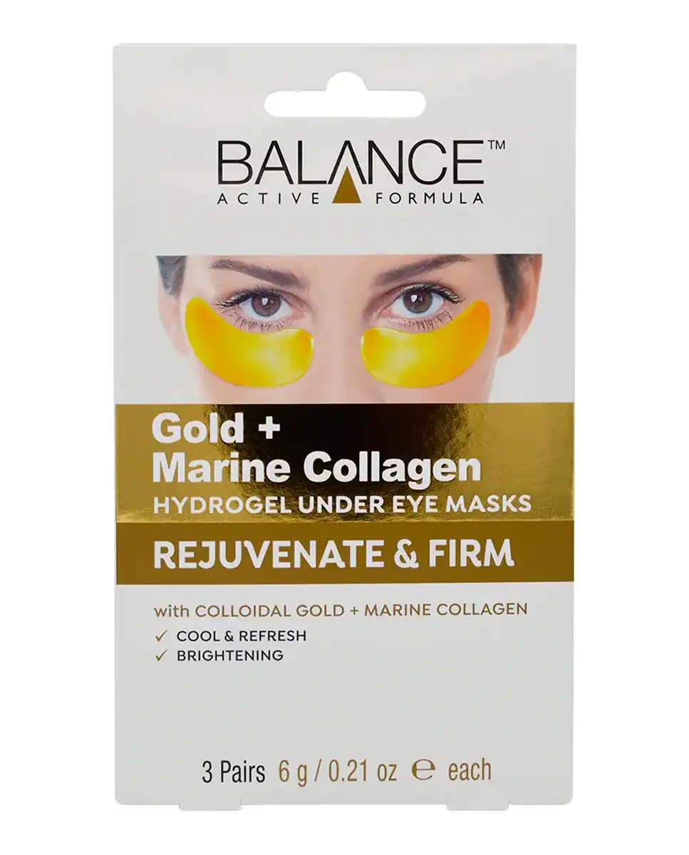 Parches de Ojos Formula Gold+Marine Hydrogel 6 g Balance Active - Balance Active - Comparador de precios