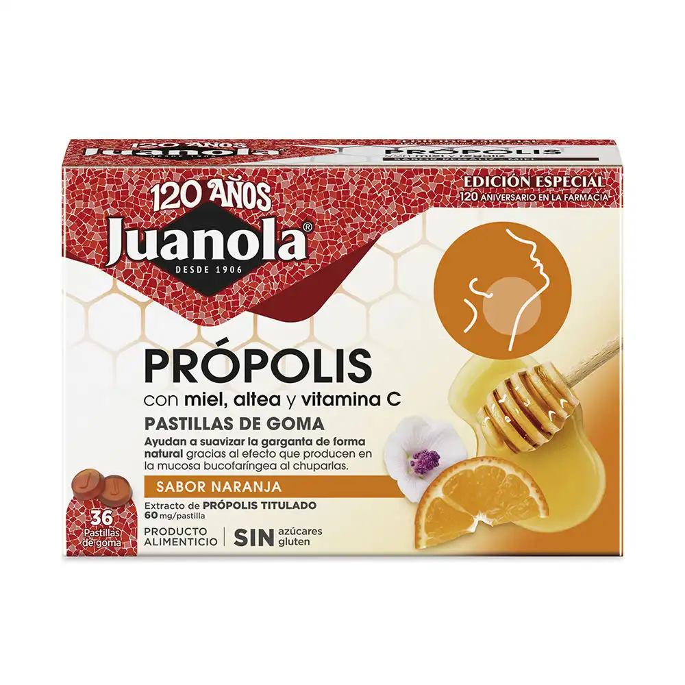 Própolis Naranja gummies 36 u - Juanola - Comparador de precios