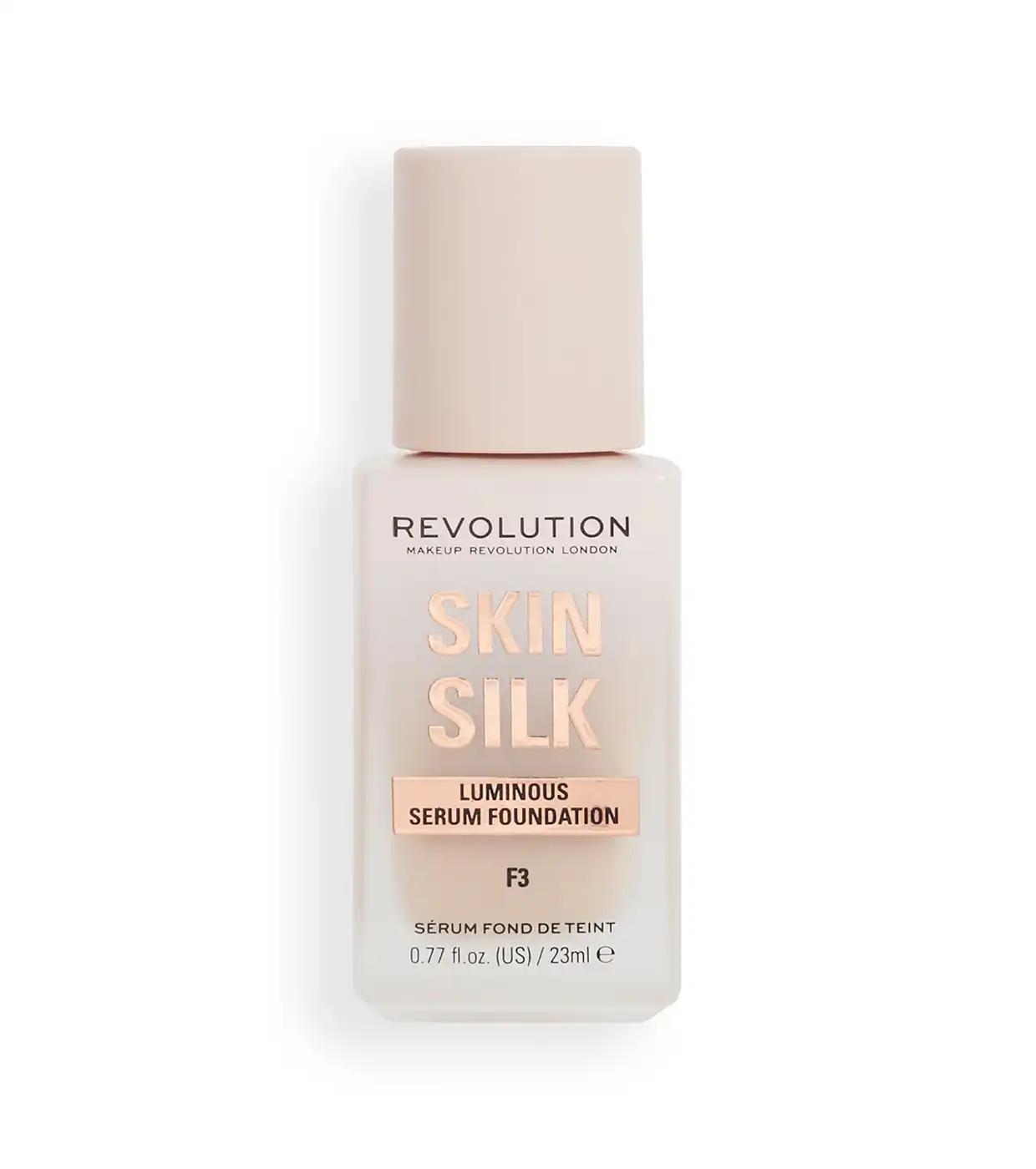 Revolution - Base de maquillaje Skin Silk Serum Foundation - F3 - Makeup Revolution - Comparador de precios