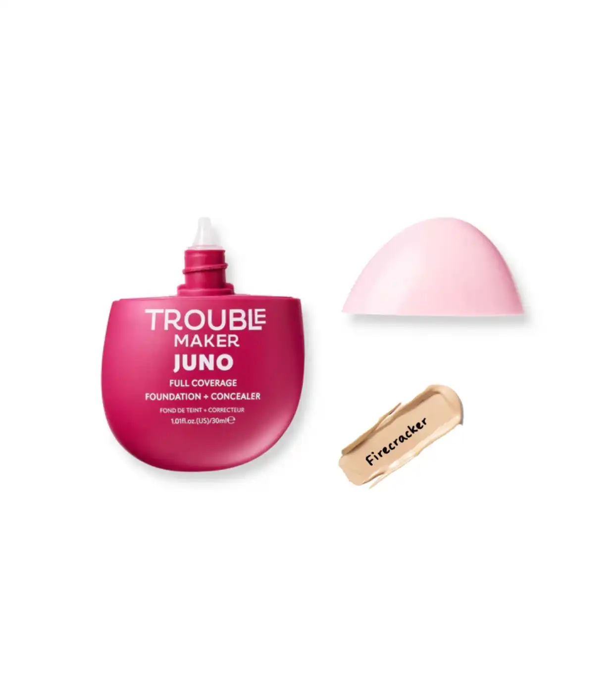 Trouble Maker - Base de maquillaje acabado mate Juno Full Coverage - Firecracker - Trouble Maker - Comparador de precios