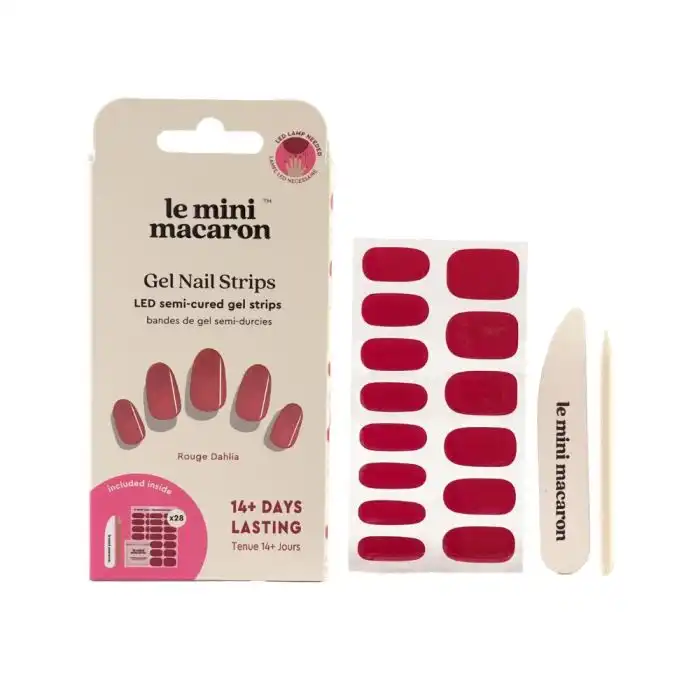¡25% DTO! Gel Strips Rouge Dahlia - Le Mini Macaron - Comparador de precios