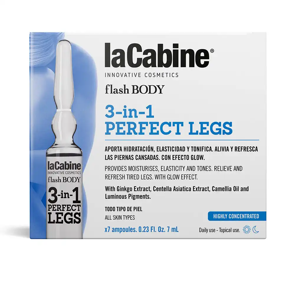 Ampollas Corporales 3 en 1 piernas perfectas 7 x 7 ml - LA CABINE - Comparador de precios
