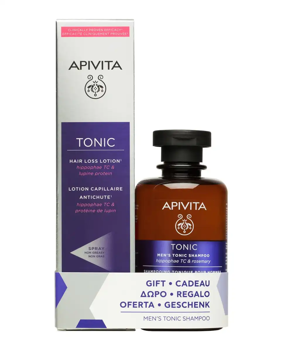 Apivita - Pack Loción Anticaida Cabello + Champú Hombre - Apivita - Comparador de precios