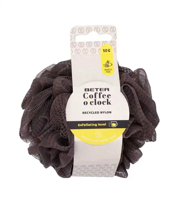 Beter - *Coffee O´clock* - Esponja malla peeling de nailon reciclado - Exfoliación 3 - Beter - Comparador de precios