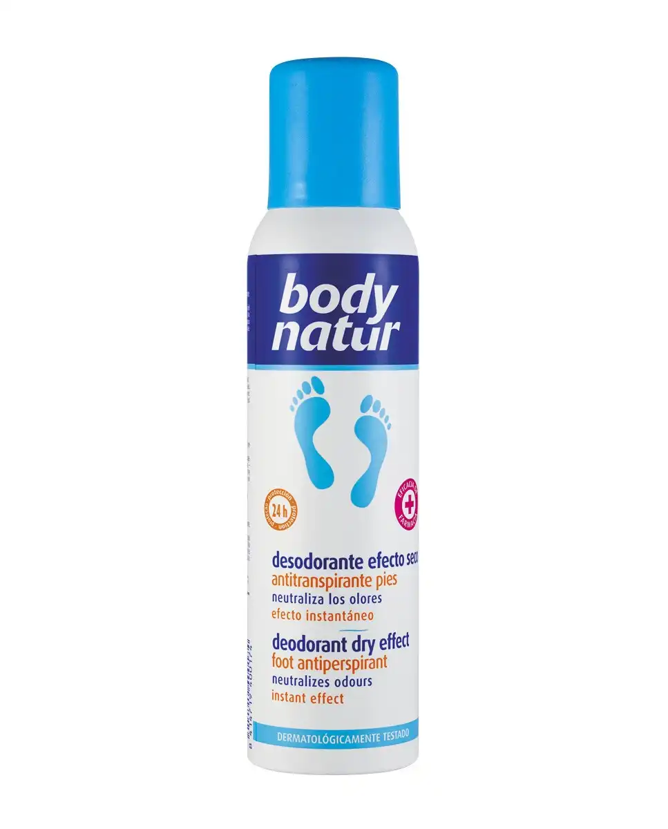 Body Natur - Desodorante Para Pies En Spray Efecto Seco - Body Natur - Comparador de precios