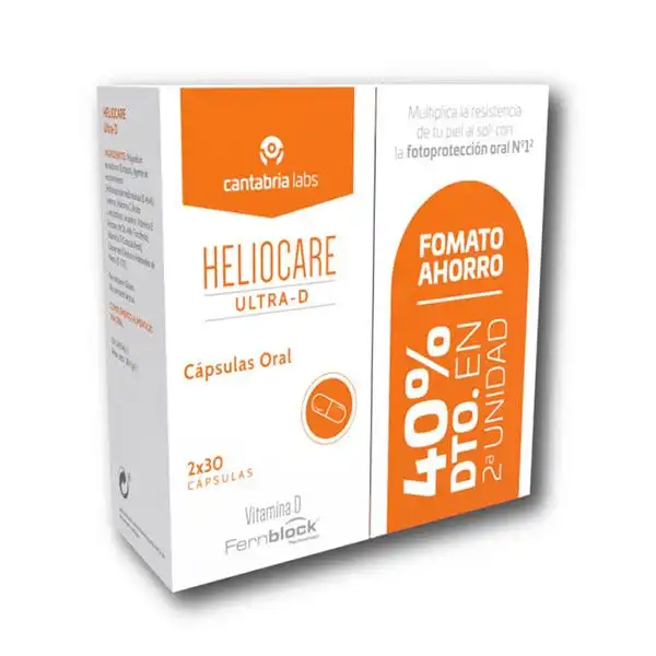 Cápusulas Oral Ultra-D - Heliocare - Comparador de precios