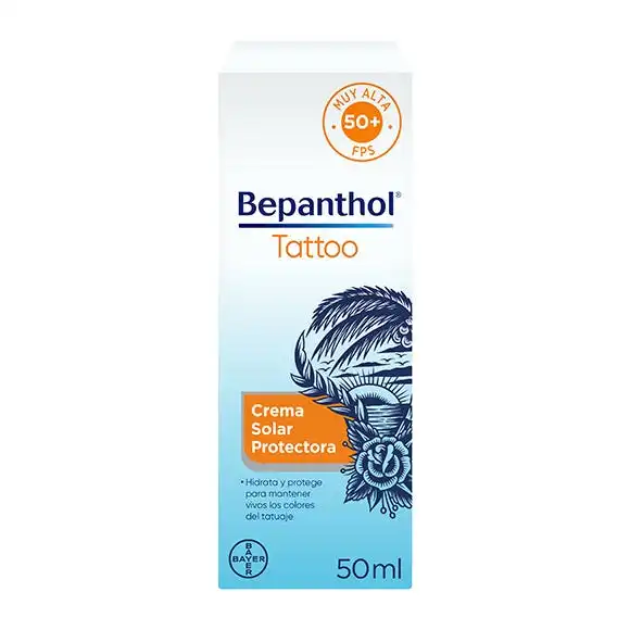 Crema Tattoo SPF50 - BEPANTHOL - Comparador de precios
