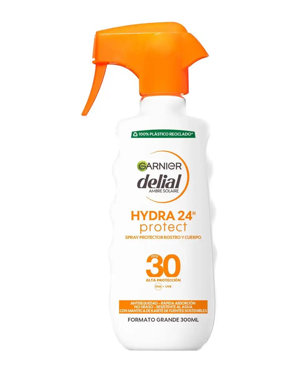 DELIAL - Spray Protector Rostro Y Cuerpo Hydra 24 Protect FPS 30 Garniel - DELIAL - Comparador de precios