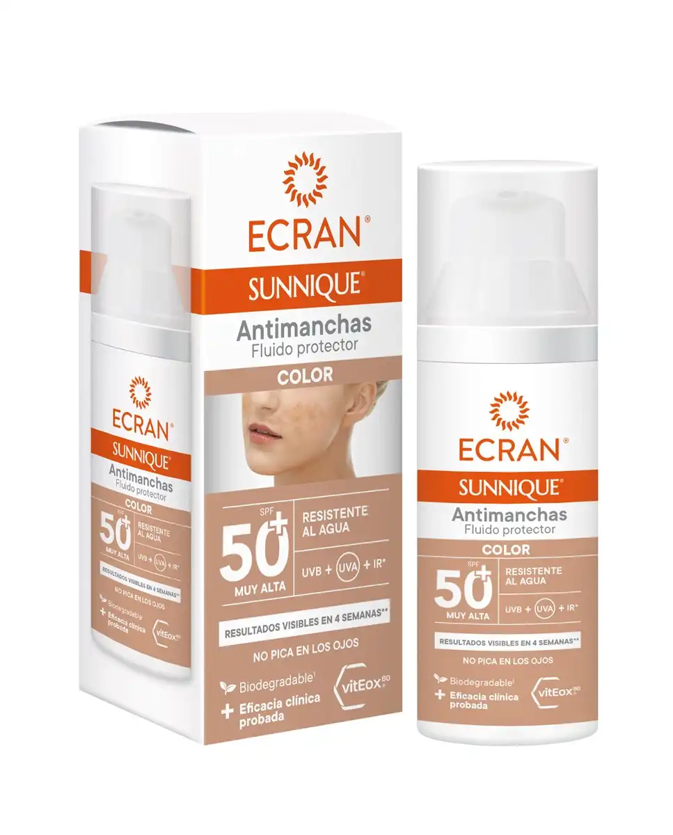 Ecran - Protector Solar Con Color SPF50 Sunnique Antimanchas - Ecran - Comparador de precios