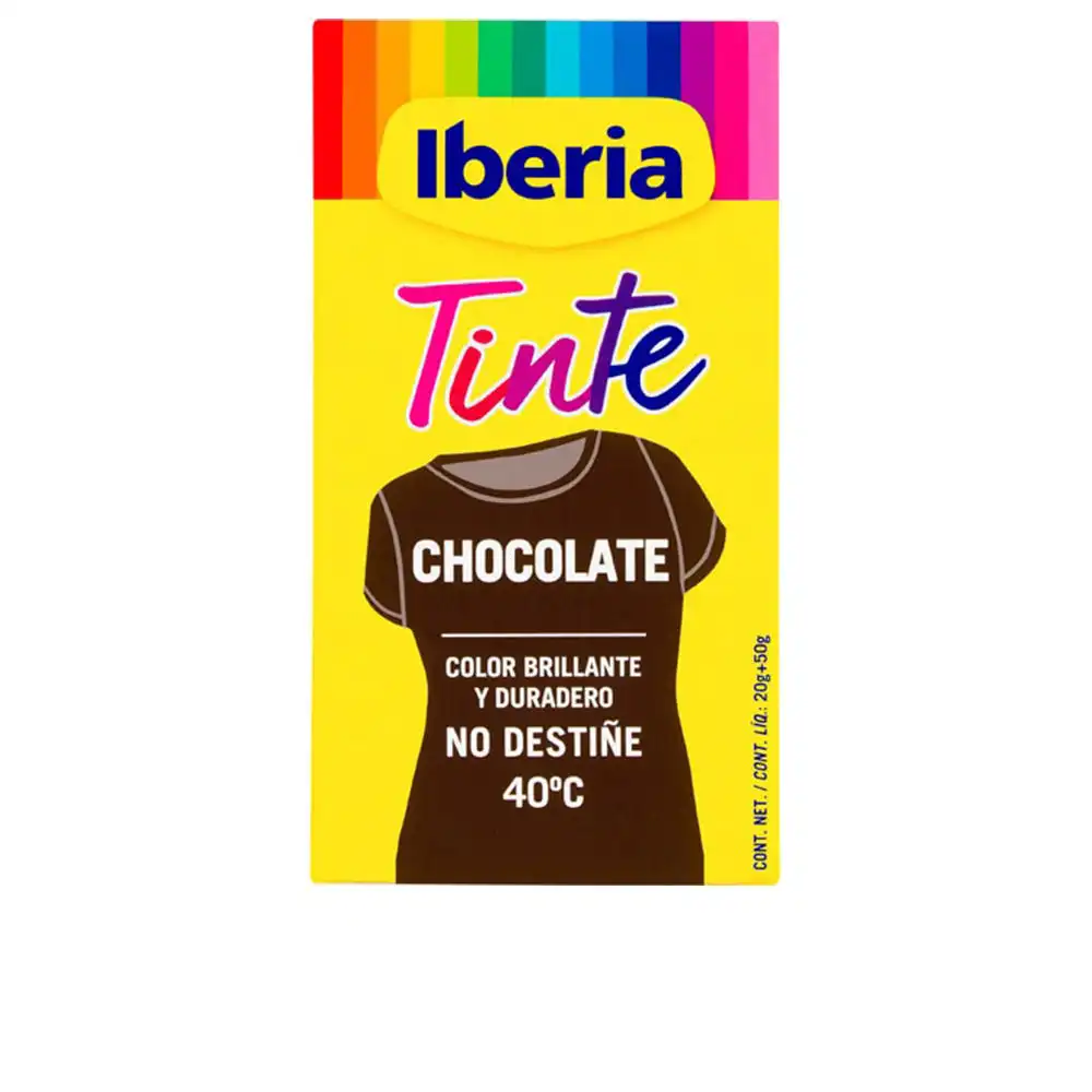 Iberia Tinte Ropa no destiñe 40º #chocolate 70 gr - Iberia - Comparador de precios