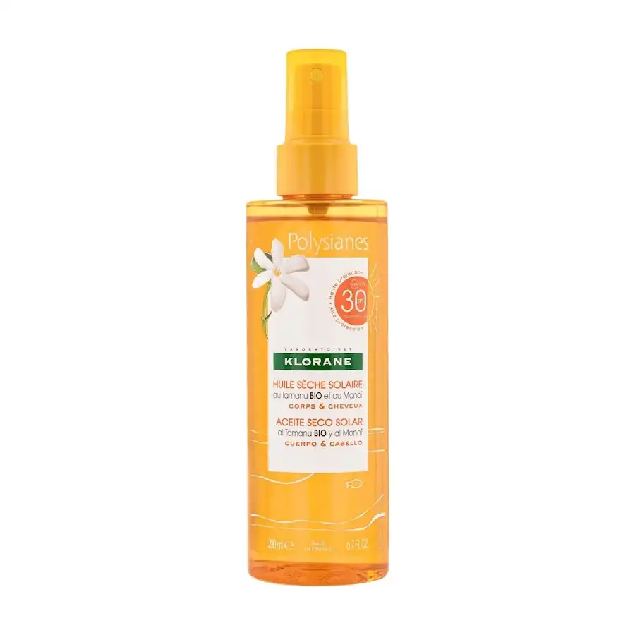 Klorane Aceite Seco Solar Spf30 200 ML 200.0 ml - Klorane - Comparador de precios