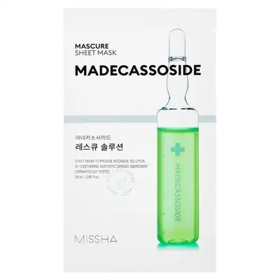 Missha Missha Mascure Sheet Mask Madecassoside, 28 ml - Missha - Comparador de precios