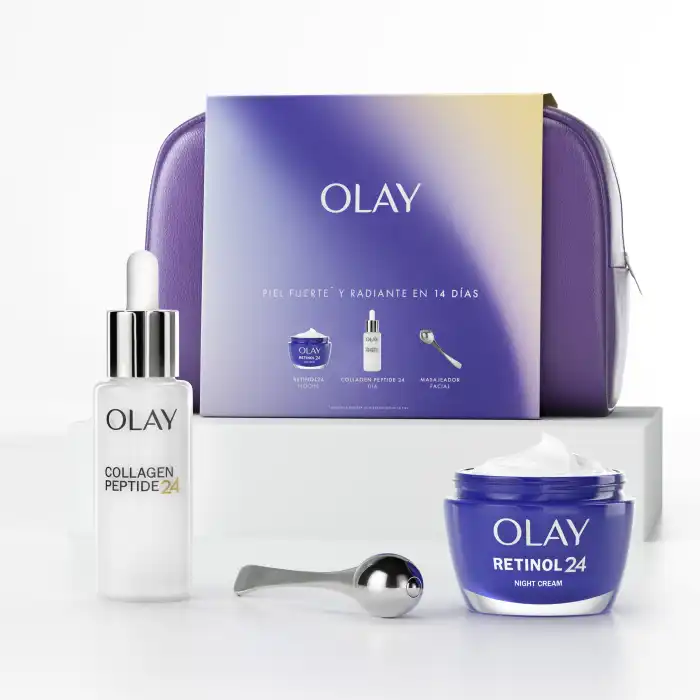 Pack Neceser Collagen Peptide 24 Sérum de Día + Mini Retinol24 Crema de Noche + Roller 40 ml - Olay - Comparador de precios