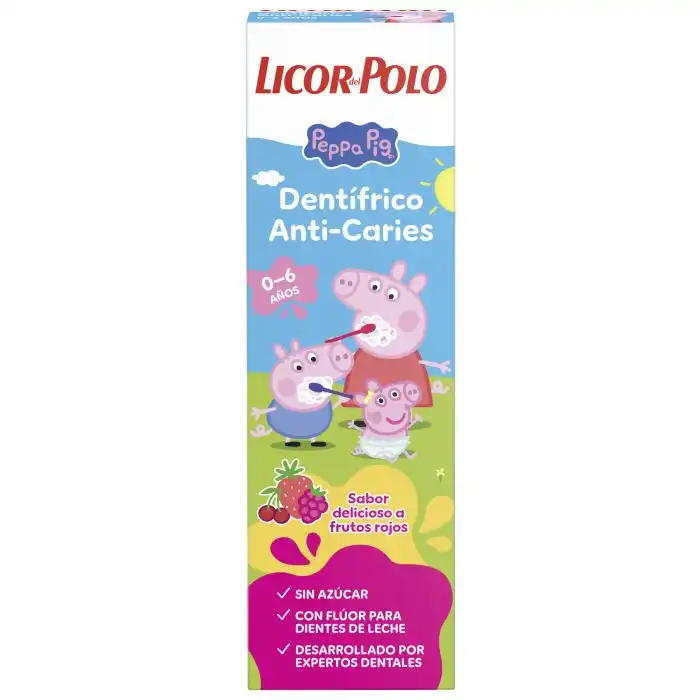 Peppa Pig Dentífrico Anticaries 50 ml - LICOR DEL POLO - Comparador de precios