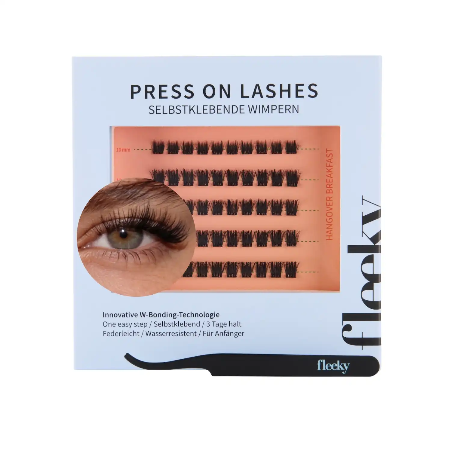 Press-On Lashes Natural Pestañas postizas Hangover Breakfast - Fleeky - Comparador de precios