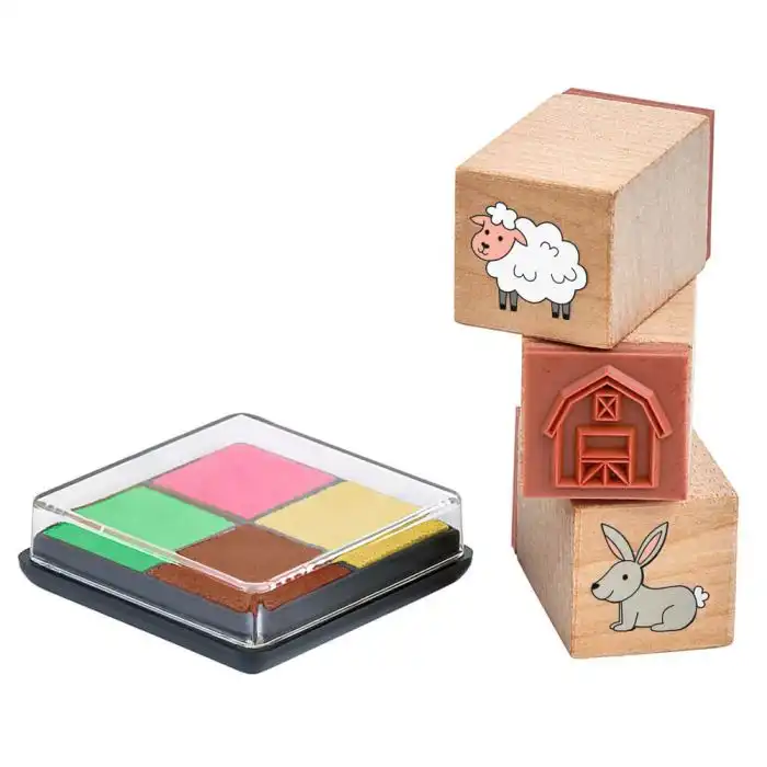 Sellos de Madera Animales Granja - Troncjocs - Comparador de precios