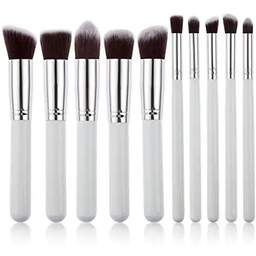 Technique Pro - Juego De Brochas De Maquillaje Sets de brochas 10 pieces Plata Blanca - Technique Pro - Comparador de precios