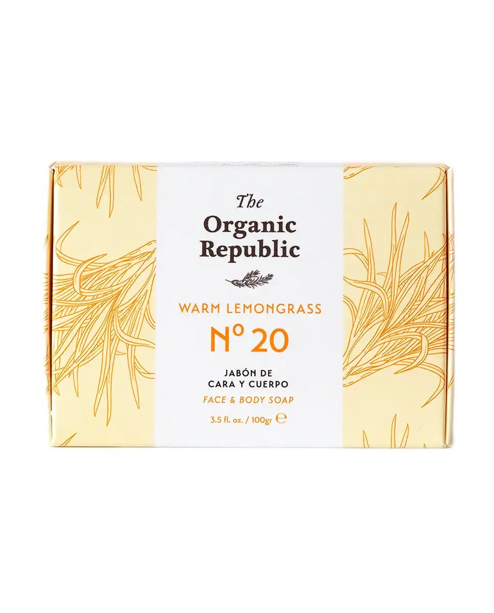 The Organic Republic - Jabón sólido para Lemongass 100 g The Organic Republic. - The Organic Republic - Comparador de precios